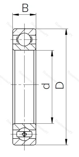 Шариковый однорядный подшипник 138 Л (6038 M) в Санкт-Петербурге