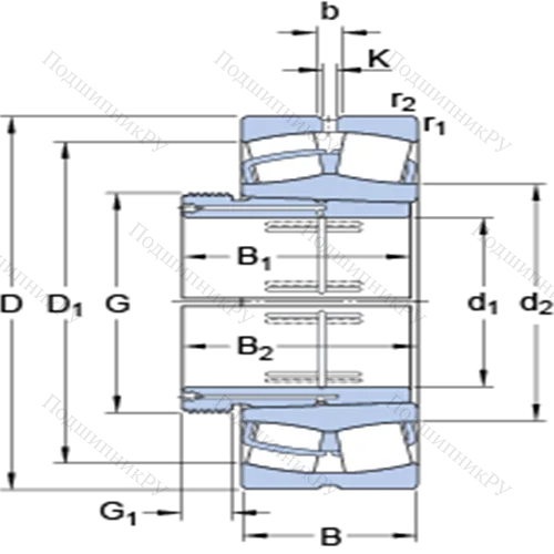 Сферические роликоподшипники на стяжной втулке 24160 CCK 30/W 33 + AOH 24160 от производителя  SKF