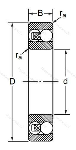 Двухрядный шариковый подшипник 1215 в Санкт-Петербурге