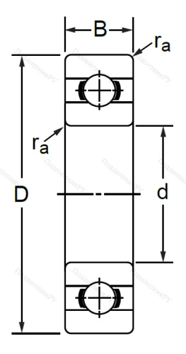 Дюймовый шариковый подшипник RMS 13 (MJ 1-5/8) в Санкт-Петербурге