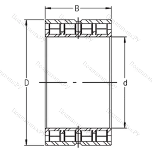 Подшипник роликовый радиальный SL 15 936