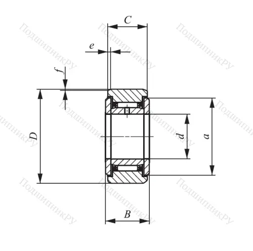 Опорный ролик  NAST 30 ZZ в Санкт-Петербурге
