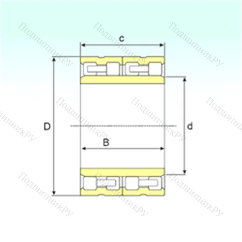 Подшипник роликовый радиальный FC 2030106
