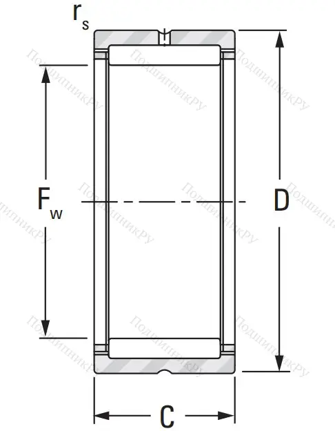 Игольчатый подшипник NK 29/20 A