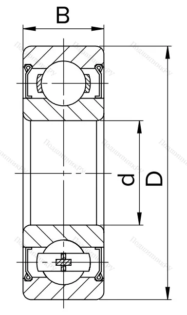 Миниатюрный шариковый подшипник 80023 T (623 ZZT) I0XJO8UCWV в Санкт-Петербурге