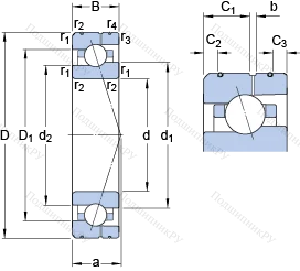 Подшипник 7004 ACE/HCP 4AL в Санкт-Петербурге