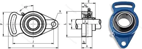 Подшипниковый узел UCFA 210 в Санкт-Петербурге